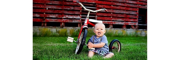 儿童摄影道具——自行车