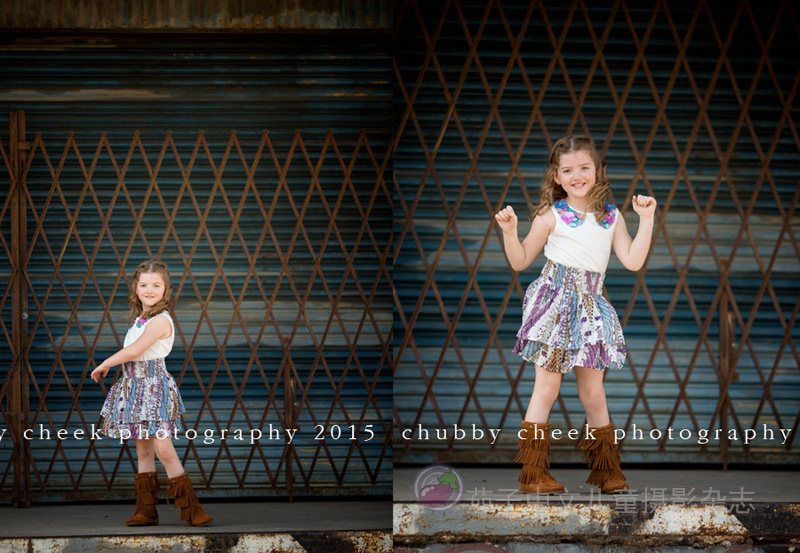 downtown houston urban child photoshoot - chubby cheek photography