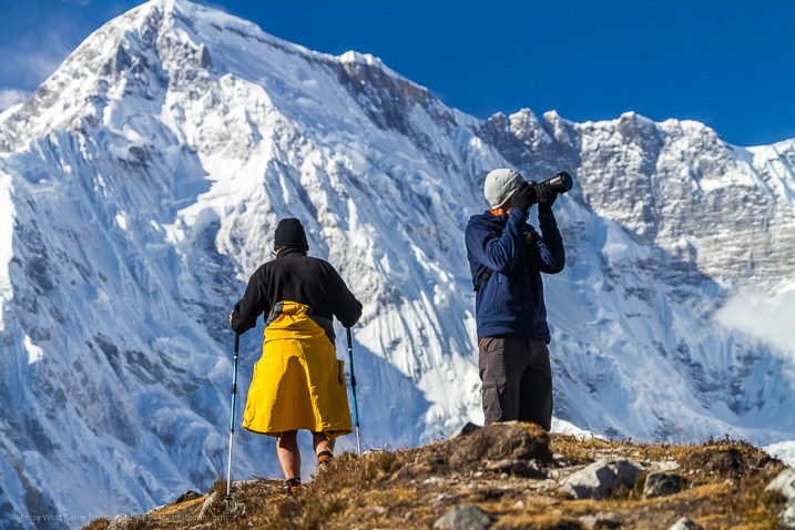 Adventure Photographer, Trekker And Cho Oyu, Gokyo, Solukhumbu, Nepal, Asia